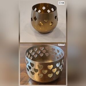 Vintage Brass Votive Candle Holders